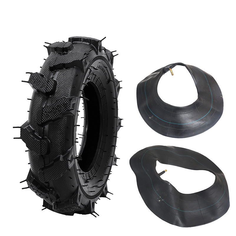 4.00-8 Tires, Suitable for Micro Tillers, Agricultural Machinery Tires, 400-8 Rubber Inner and Outer Tire Accessories