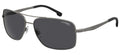 Carrera Casual Polarized Square Sunglasses Rutenio Scuro Opaco 60
