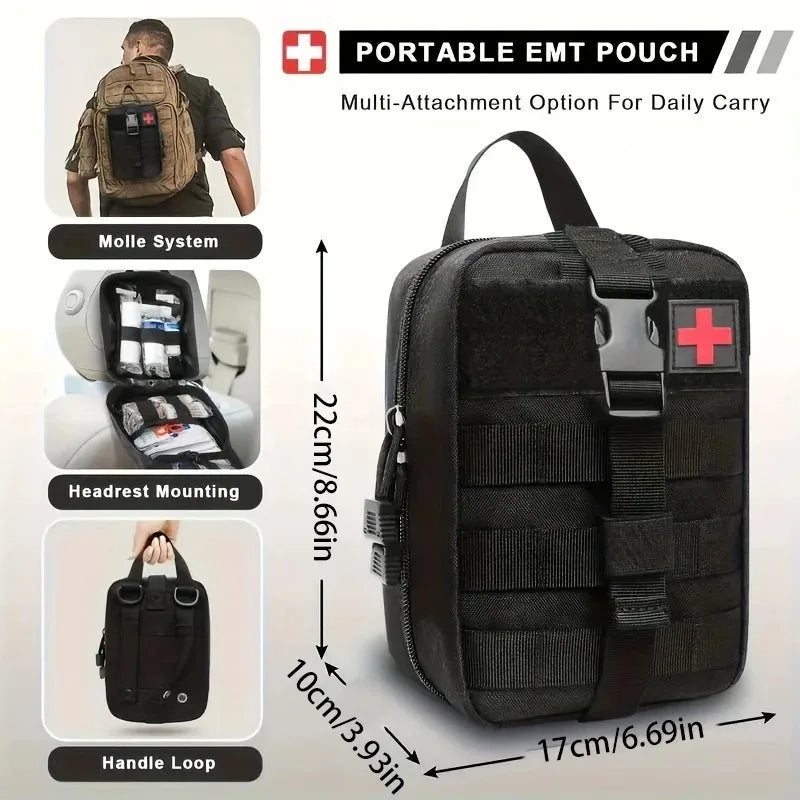 70PCS portable emergency kit hand emergency kit Medical rescue kit Car emergency outside travel first aid