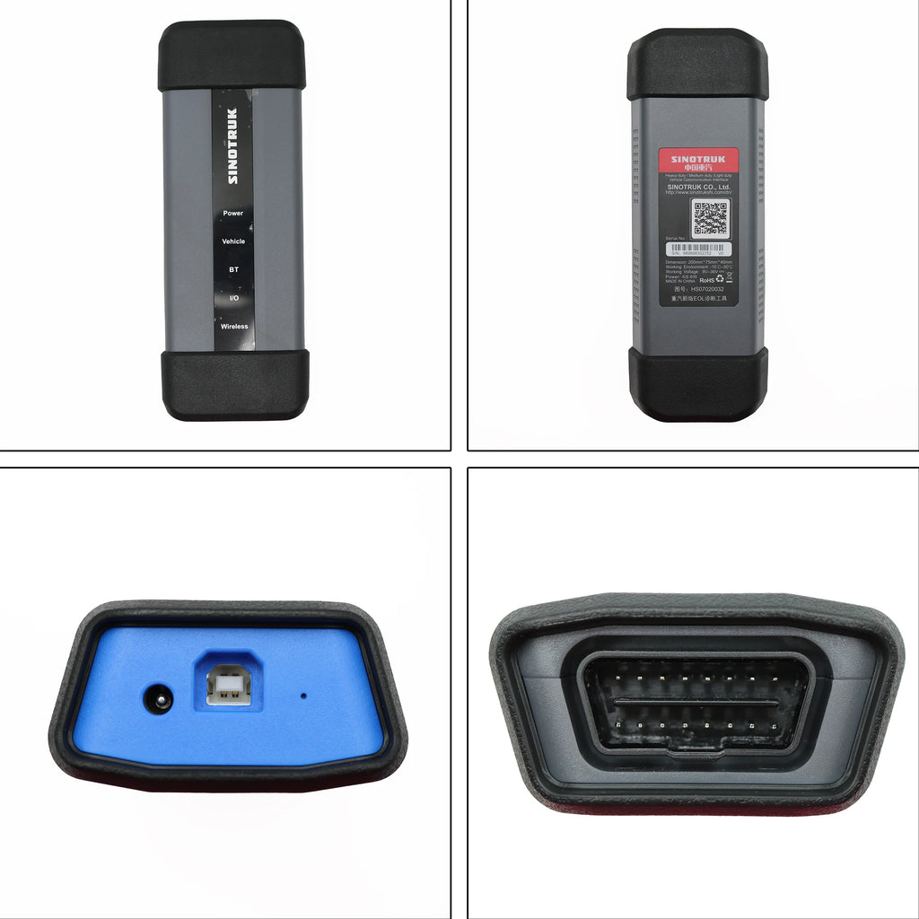 For Weichai SHACMAN HOWO A7 Sitrak Diagnostic Tools For Sinotruk EOL OBD Heavy Duty Diagsmart Cnhtc Chinese Engine Truck Scanner