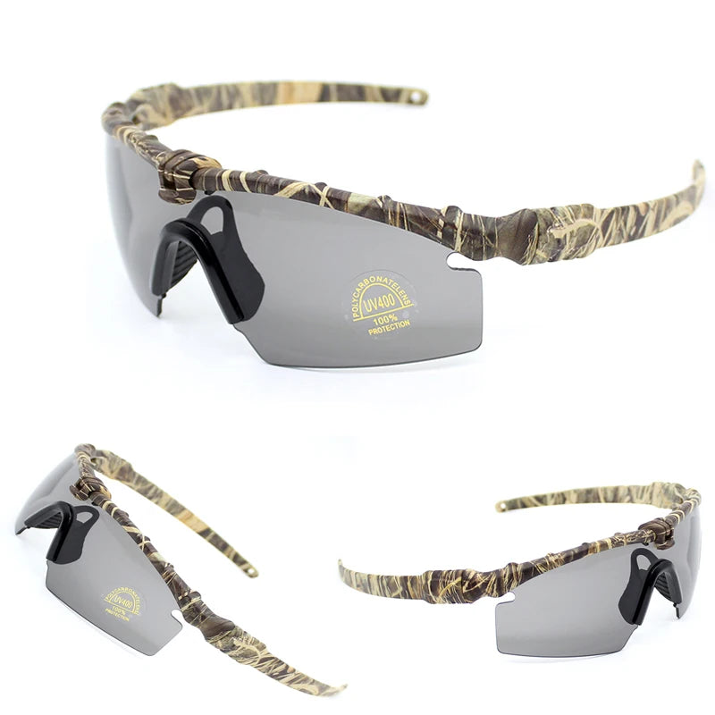 Outdoor Military Tactical Glasses UV400 Protective Glasses Air Gun Shooting Safety Goggles Hunting Polarized Sports Sunglasses