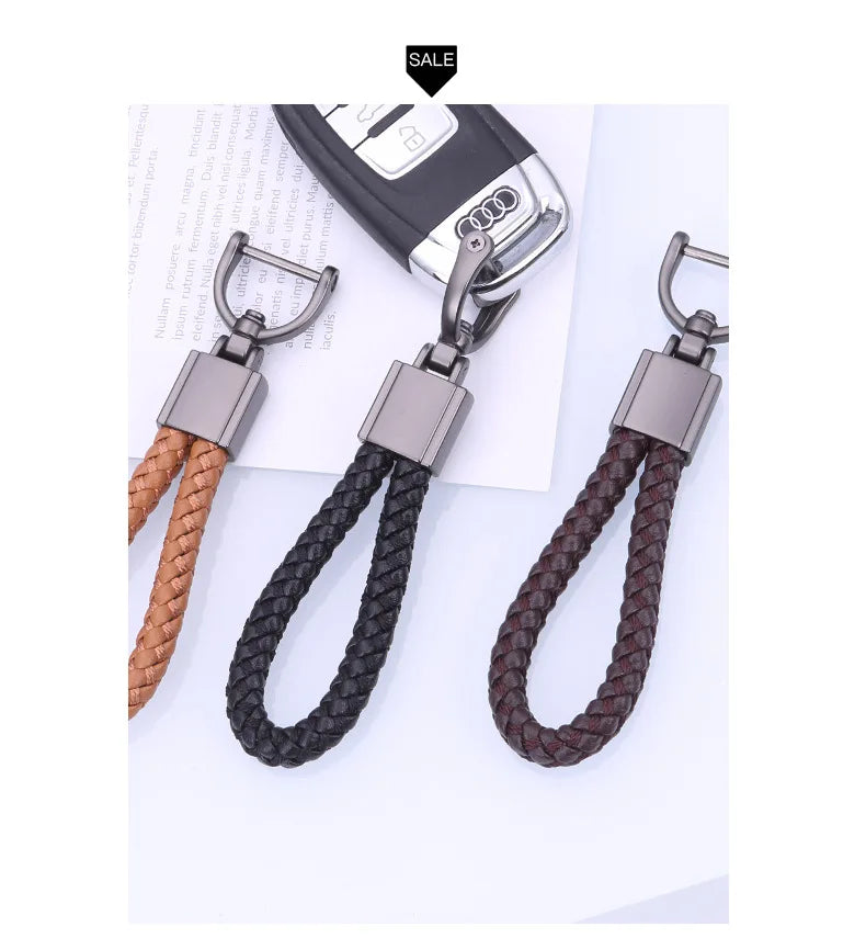 Keychains  Chain Carabiner for Keys  High-grade Wear-resistant Chains Braided Rope Chain Carabiner for Keys