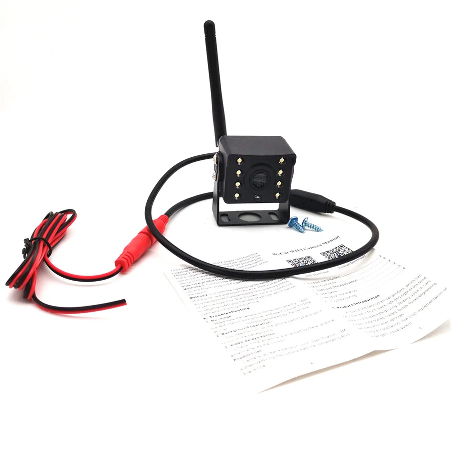 WiFi Wireless Camera Truck RV Trailer Bus Front Rear View Backup Reverse Camera