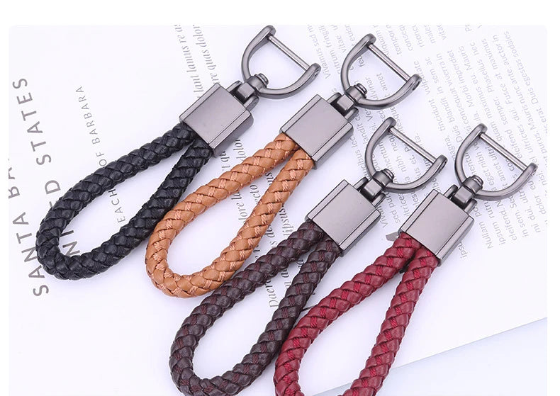 Keychains  Chain Carabiner for Keys  High-grade Wear-resistant Chains Braided Rope Chain Carabiner for Keys