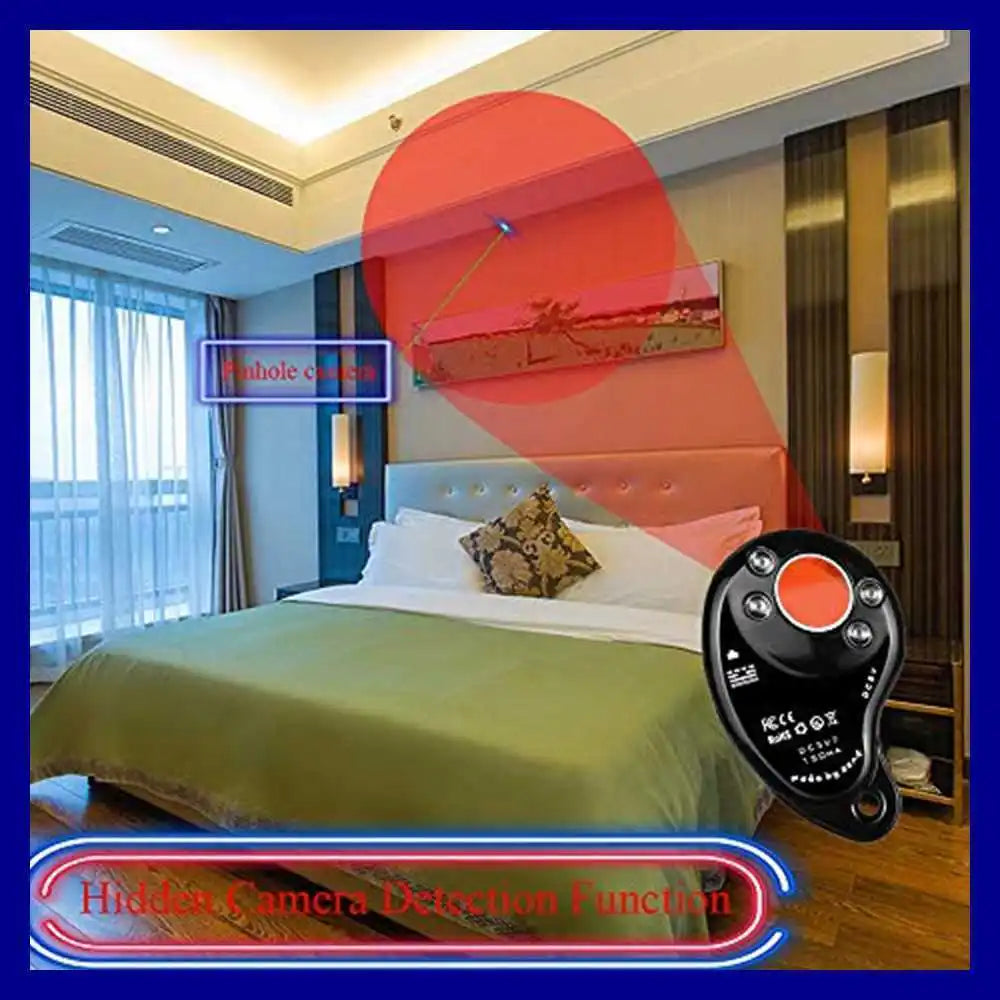 RF Bug Detector M8000 & Camera Finder X GPS Tracker Finder Camera Scanner Detectors Anti Spy Lens CDMA GSM Device Finder