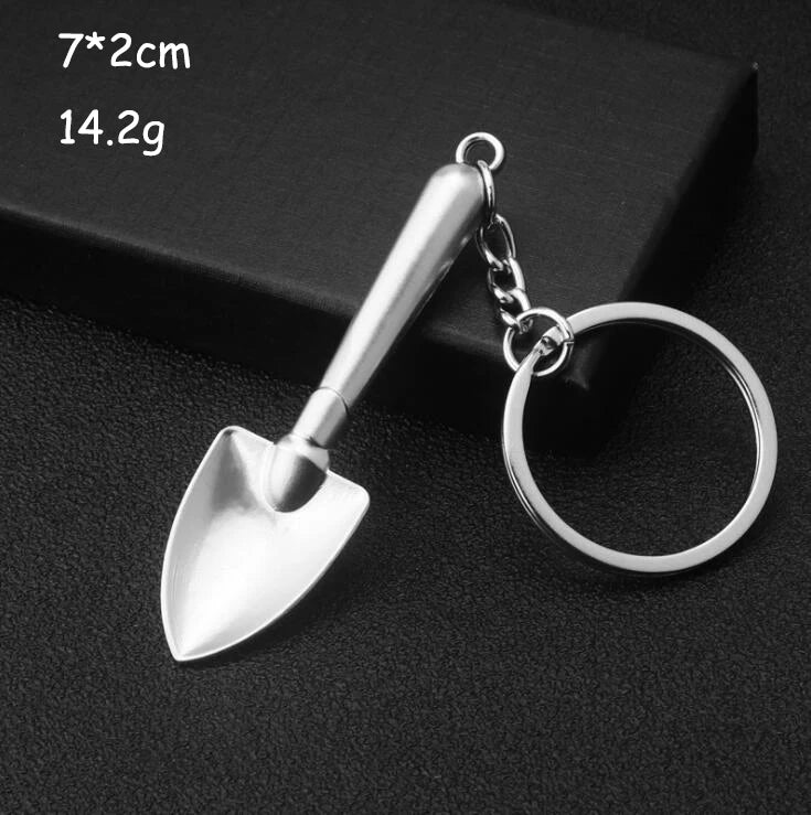 Keychains For Men Car Bag KeyRing Outdoor Combination Tool Portable Mini Utility Pocket Clasp Ruler Hammer Wrench Pliers Shovel