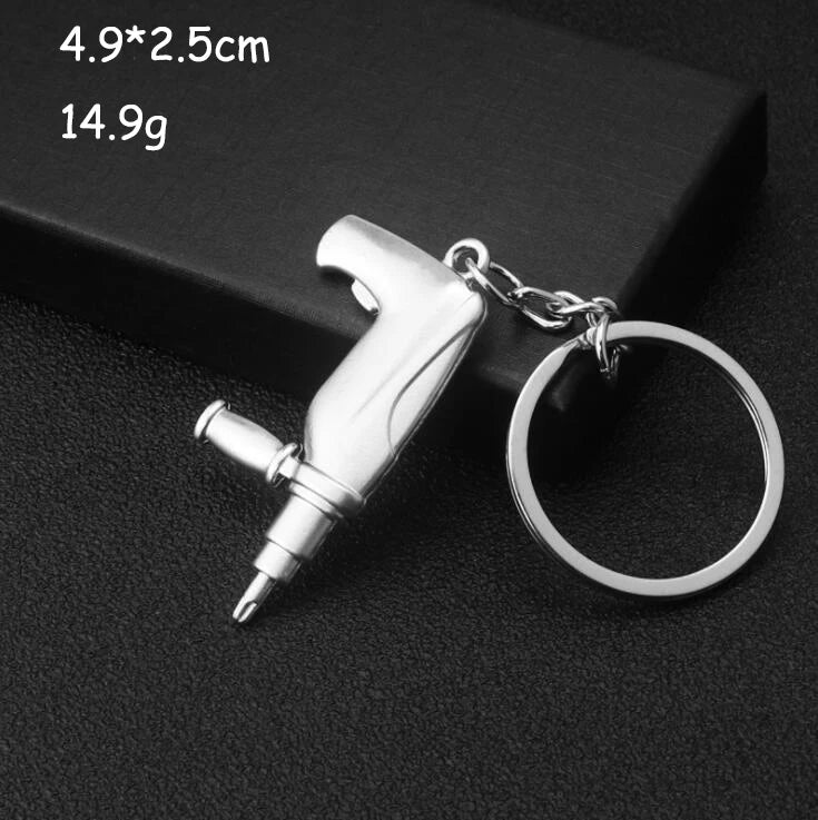 Keychains For Men Car Bag KeyRing Outdoor Combination Tool Portable Mini Utility Pocket Clasp Ruler Hammer Wrench Pliers Shovel