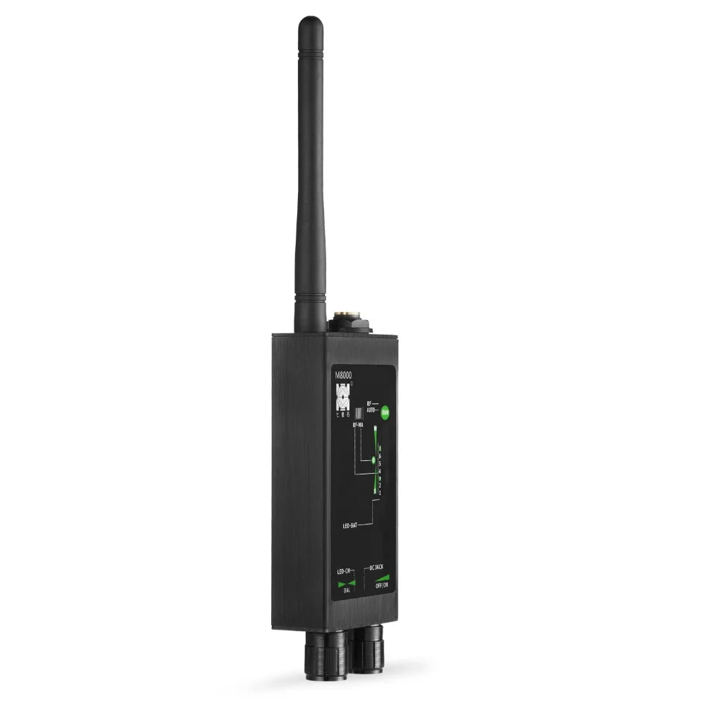 RF Bug Detector M8000 & Camera Finder X GPS Tracker Finder Camera Scanner Detectors Anti Spy Lens CDMA GSM Device Finder Monitor