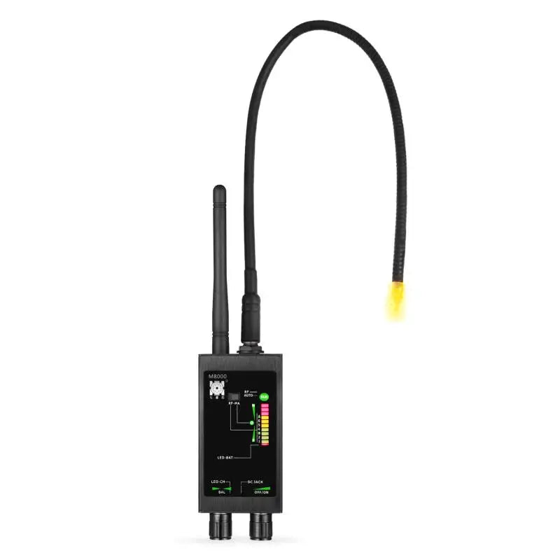 RF Bug Detector M8000 & Camera Finder X GPS Tracker Finder Camera Scanner Detectors Anti Spy Lens CDMA GSM Device Finder