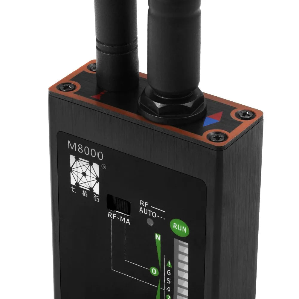RF Bug Detector M8000 & Camera Finder X GPS Tracker Finder Camera Scanner Detectors Anti Spy Lens CDMA GSM Device Finder Monitor