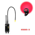 RF Bug Detector M8000 & Camera Finder X GPS Tracker Finder Camera Scanner Detectors Anti Spy Lens CDMA GSM Device Finder Monitor