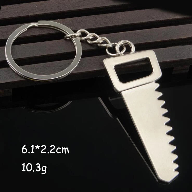 Keychains For Men Car Bag KeyRing Outdoor Combination Tool Portable Mini Utility Pocket Clasp Ruler Hammer Wrench Pliers Shovel