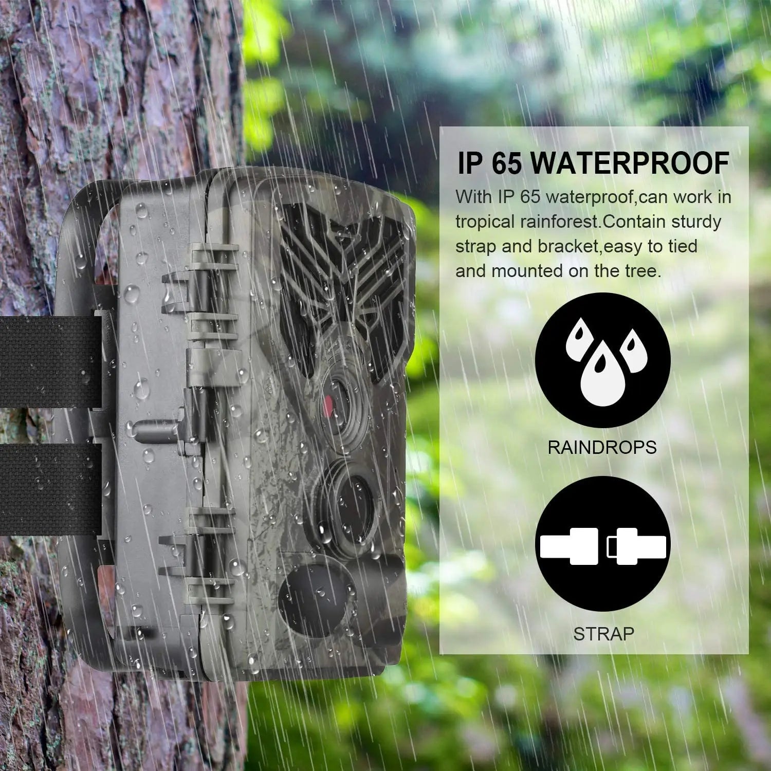 20MP 1080P Wildlife Trail Camera Photo Traps Night Vision Hunting Cameras Home Safety Trap Game Outdoor Cam Surveillance