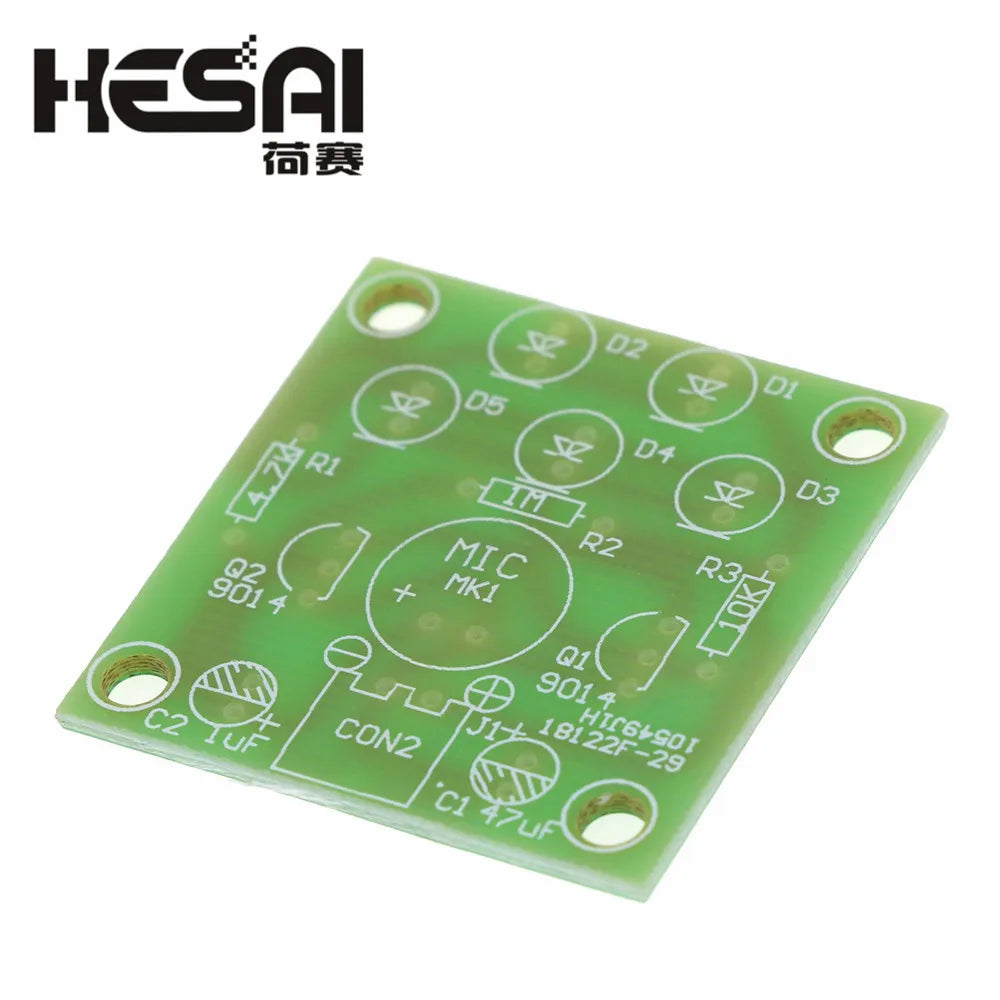 Electronic Funny Kits Voice Control LED Melody Light DIY Kits Production Suite Small Electronic Learning Electronic Kits