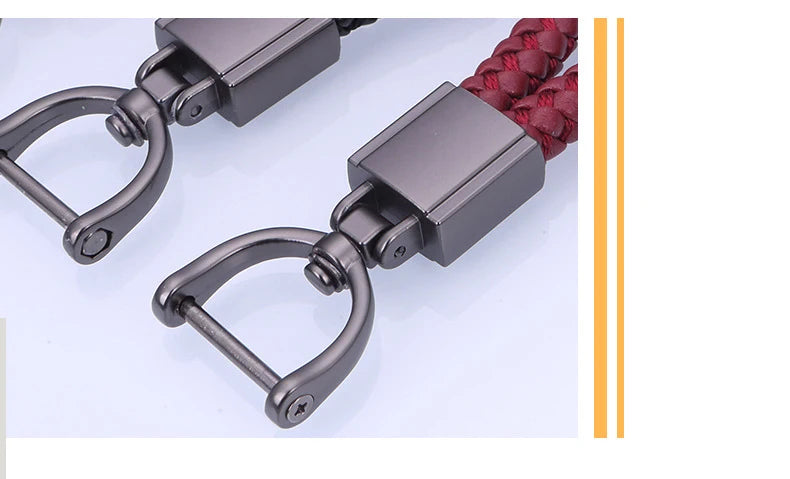 Keychains  Chain Carabiner for Keys  High-grade Wear-resistant Chains Braided Rope Chain Carabiner for Keys