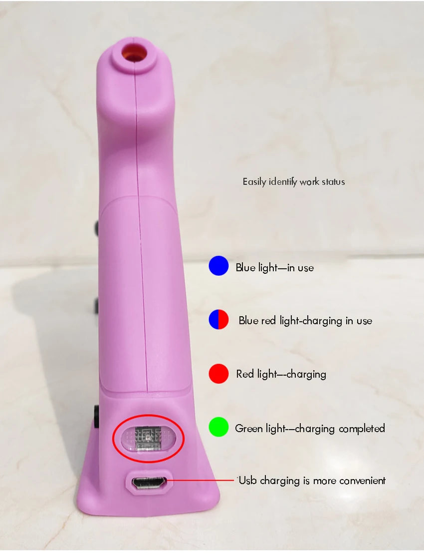 Hot Glue Gun, Rechargeable Hot Melt Glue Gun High Temperature Melting Glue Gun for Heavy Duty Tasks, Quick Repairs, DIY Projects
