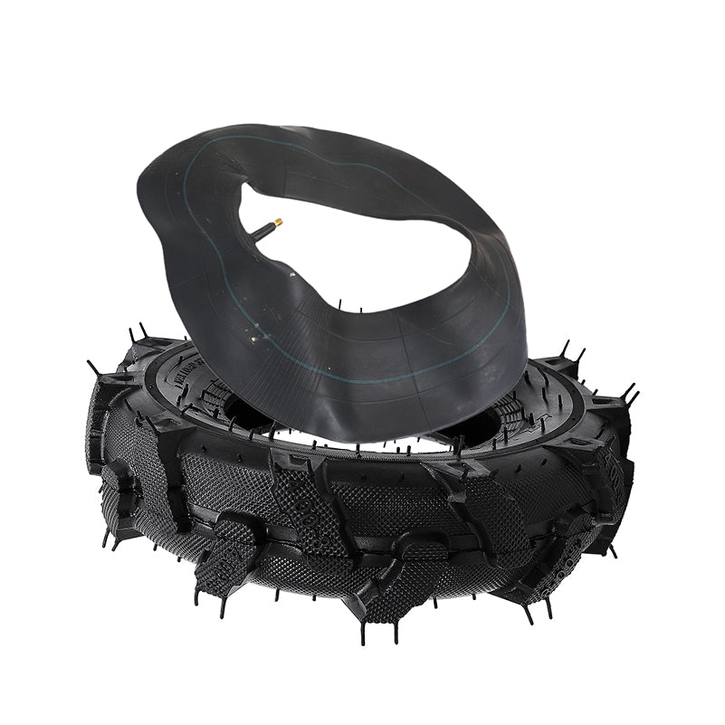 4.00-8 Tires, Suitable for Micro Tillers, Agricultural Machinery Tires, 400-8 Rubber Inner and Outer Tire Accessories