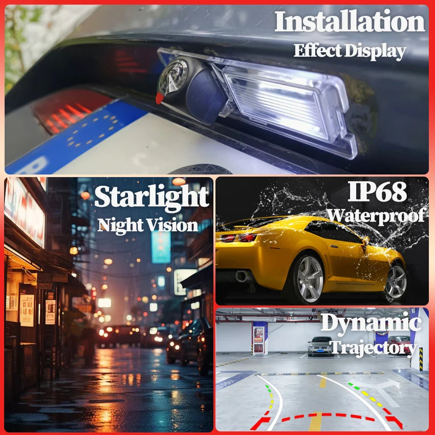 Car Rear View Camera Full HD CCD Night Vision Car Rear Reversing Camera For Renault Captur 2013~2018 Kaptur 2016~2018 2019 2020