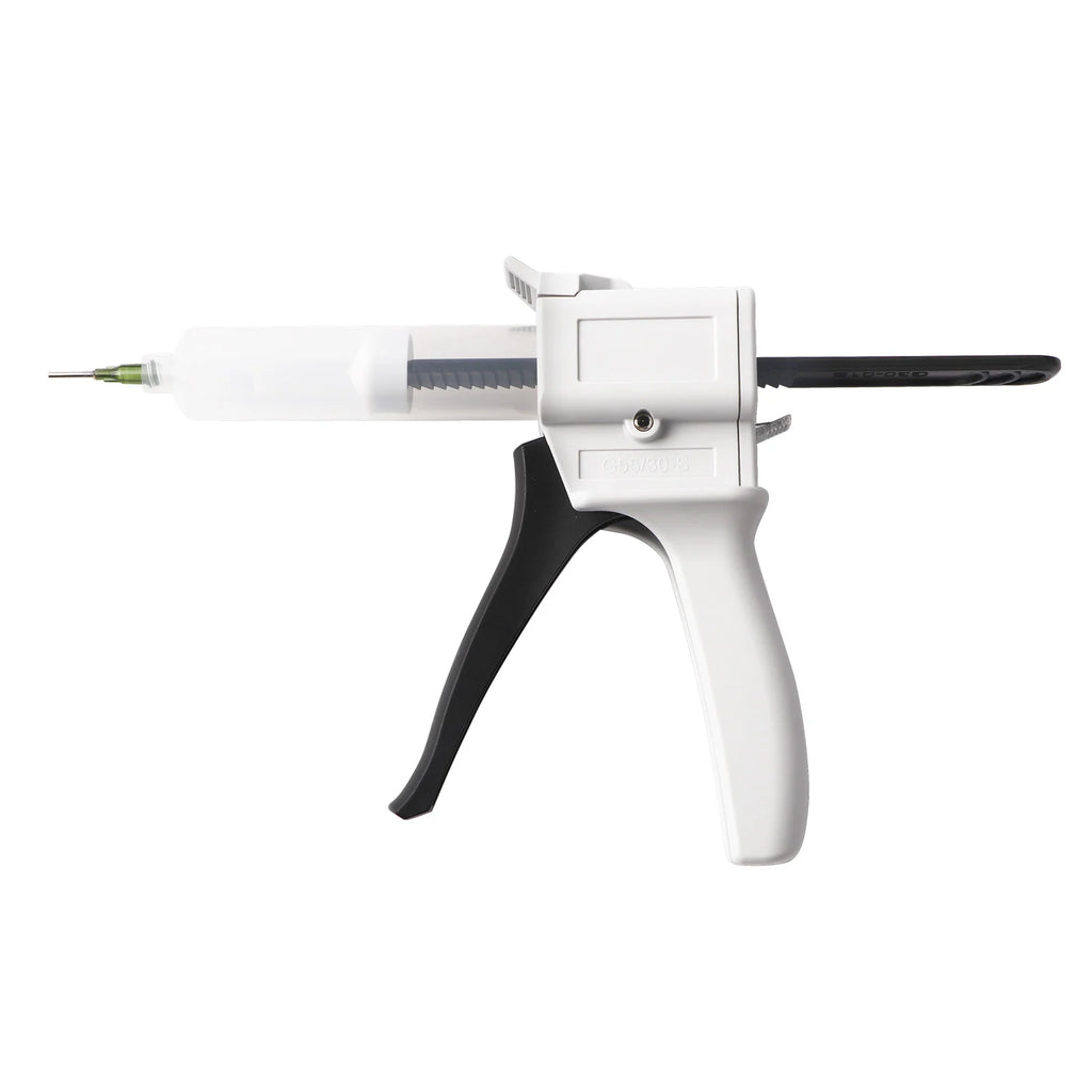Glue Gun, 30ml Dispenser Glue Gun Plastic Manual Single Tube Handle Tool for Pressing Squeezing