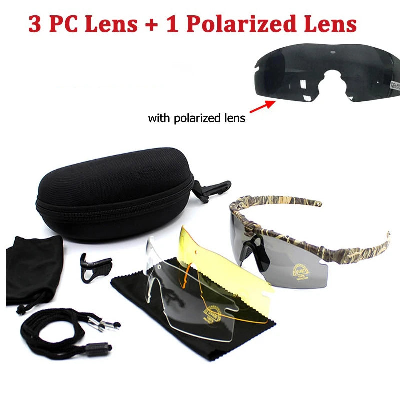 Outdoor Military tactics Glasses 3.0 Ballistic Polarization Goggles Military Hunting Air Gun Shooting Protective Glasses