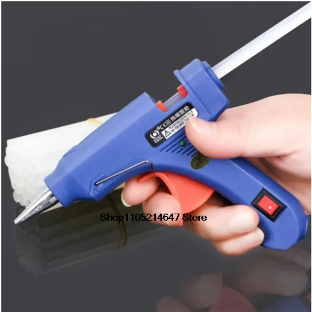 Hot Melt Glue Gun DIY Mini Household Industrial Guns Heat Temperature Thermo EU Electric Repair Tool Use 7mm Glue Sticks 20W