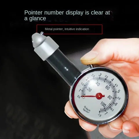Auto Metal Truck Racing Car Tire Air Pressure Gauge Automobile Tyre Meter Vehicle Tester Monitoring System Measuring Tool