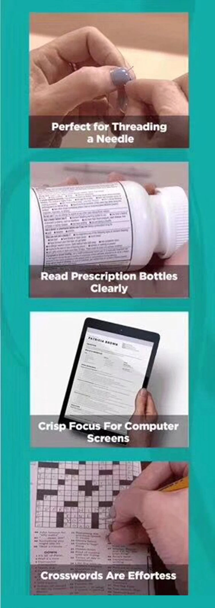 New Men Women Adjustable Multifocal Reading Glasses Optical Lenses Power Reader Range From 0.5 To 2.75 Blue Light Eyeglasses