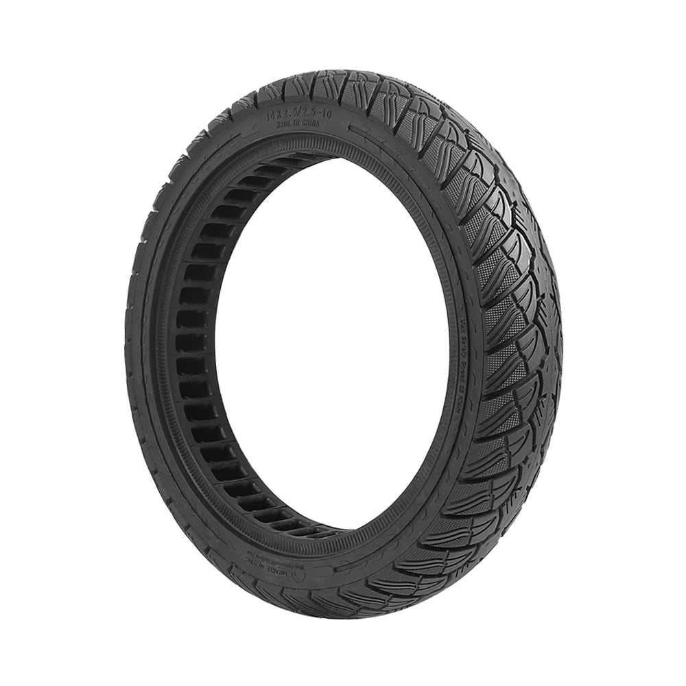 14X2.50 Electric Bike 2.50-10 Solid Tire Wear-resistant Explosion-proof Tyre 14inch Without Inner Tube Tire for Electric Vehicle