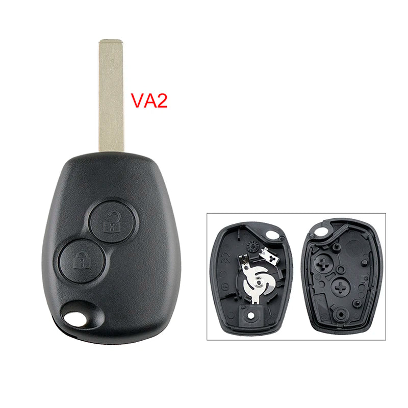 2 Button Car Remote Key Fob Case For Renault Trafic Clio Kangoo Master Modus Twingo Fit Vauxhall Opel Vivaro Movano Accessories