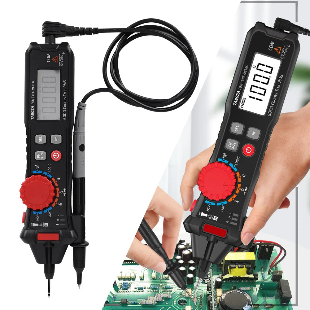 Digital Multimeter  Pen Multimeter  Pen Multimeter Portable Mini Smart Digital Meter Ammeter TA802A Auto Recognition