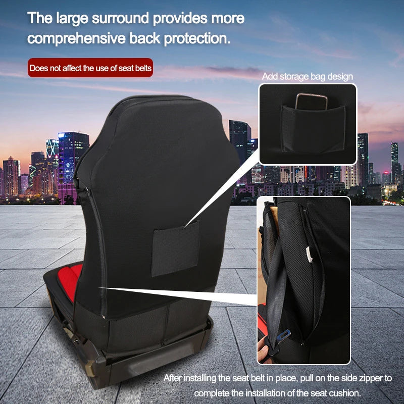 Universal Truck Lorry Bus Big Auto Car Seat Cushion Cover for SCANIA IVECO ISUZU Volvo MAN Renault DAF Hino TATRA SANY Benz