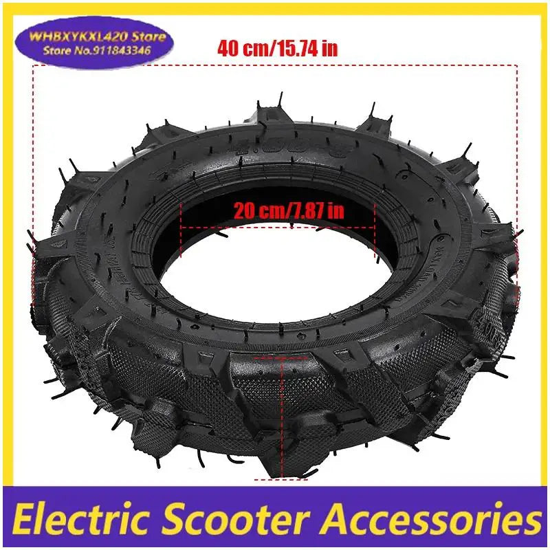 4.00-8 Tires, Suitable for Micro Tillers, Agricultural Machinery Tires, 400-8 Rubber Inner and Outer Tire Accessories