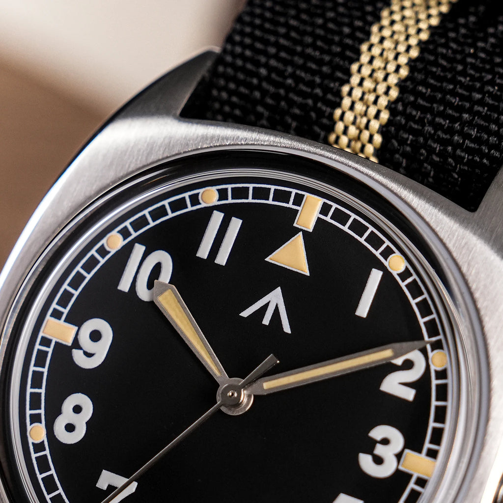 Militado ML17 Military Watch Miyota Super 2035/ GL12 Quartz Movement C3/BGW9 Luminous 100m Waterproof 36MM Vintage Men Watches
