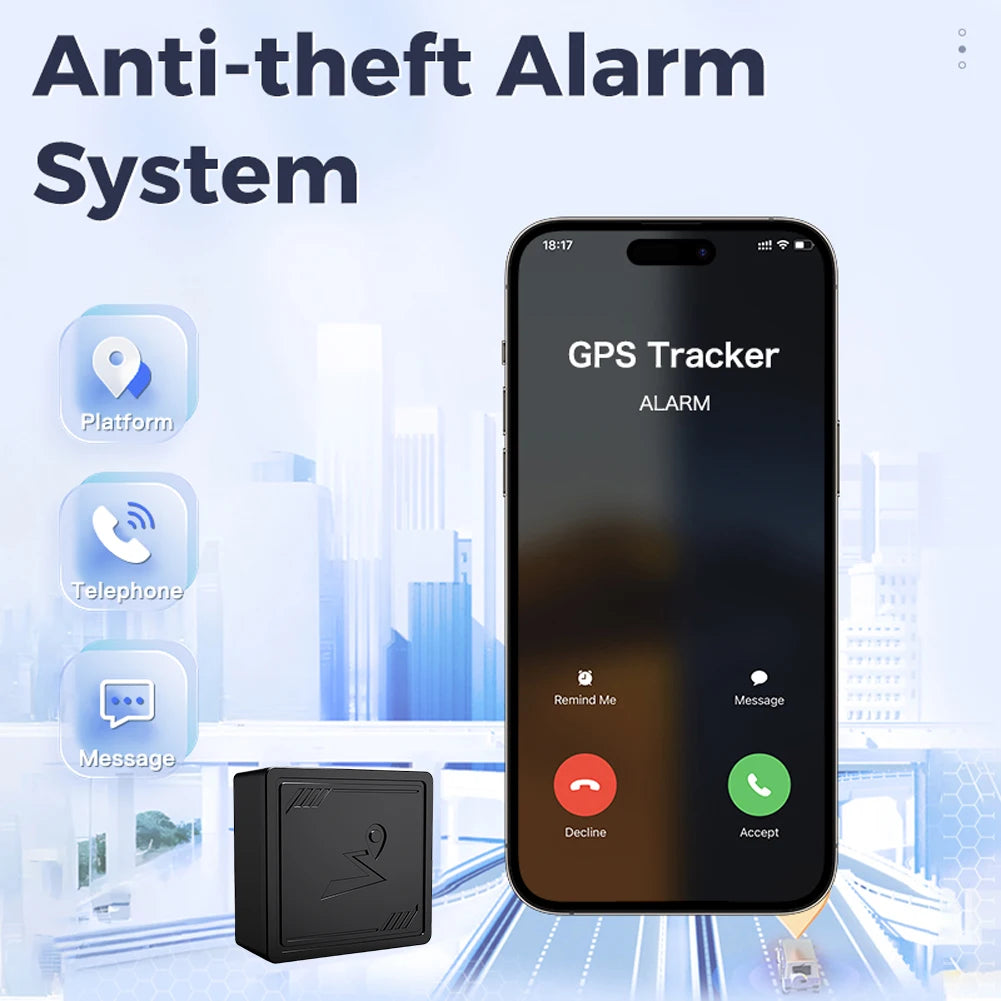4G GPS Tracker with App Anti-Lost Recording Tracking Device Portable GPS Positioner for Vehicles