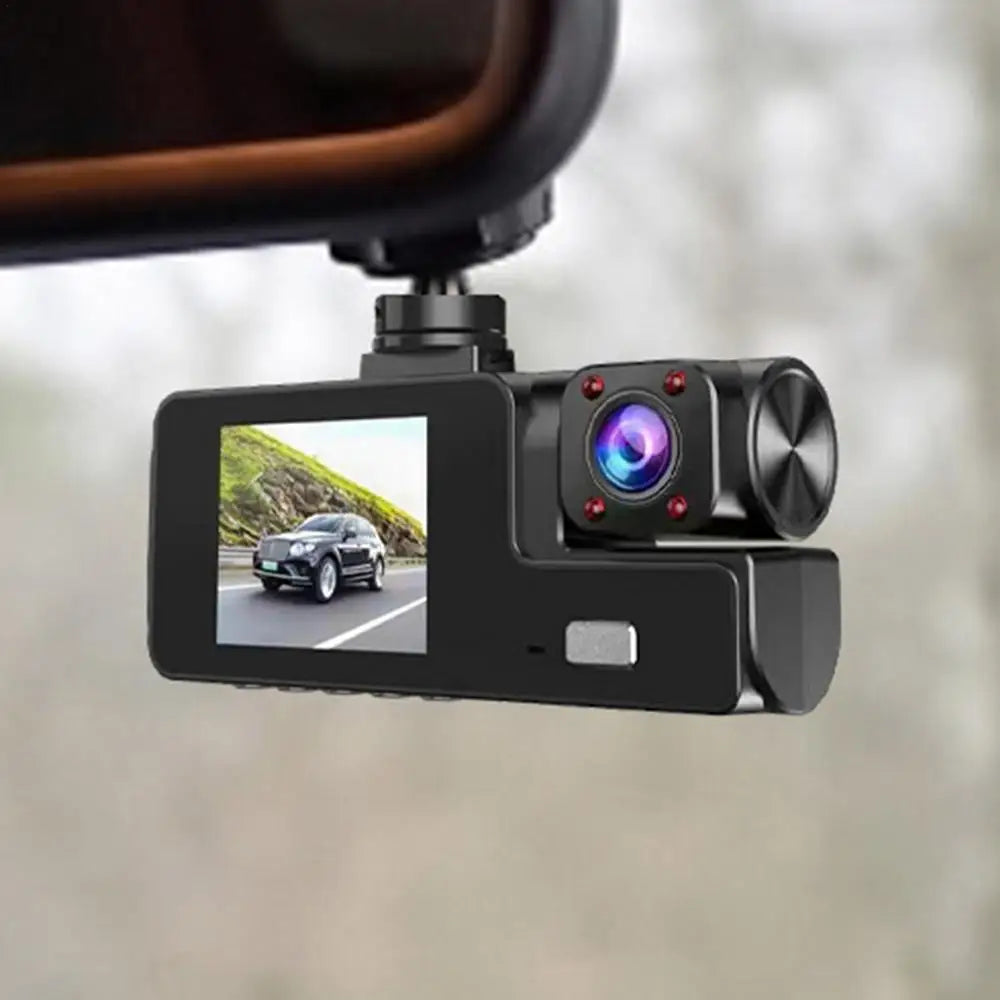 Dashboard Camera For Cars 1080P Double Lens Dashboard Camera Car Video High Definition Car Security Camera Night Driving