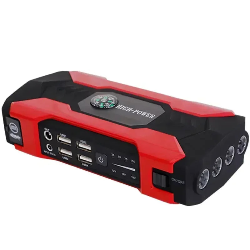 Car Jump Starter Starting Device - 12V 98000mAh Power Bank Jumpstarter, Auto Booster, Emergency Charger, and Jump Start Tool