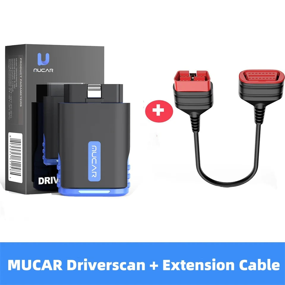 MUCAR Driverscan Car Diagnostic Scanner Full System Car Code Reader 15 Reset Bidirectional Control OBD2 Scanner