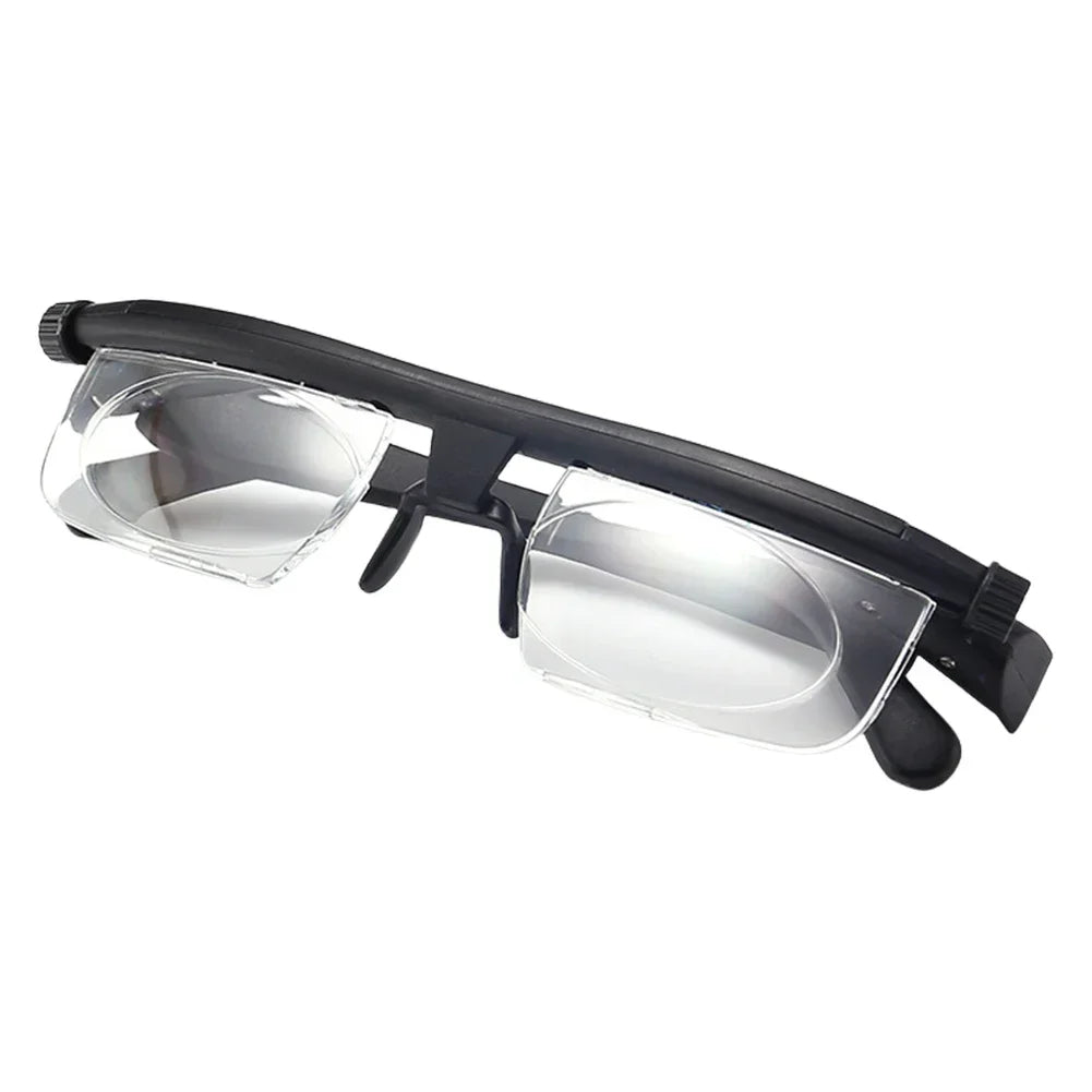 Adjustable Degree Reading Glasses Focal Length Correction Vision Zoom Reading Glasses Auto Adjusting Magnifie Elderly Read Tools