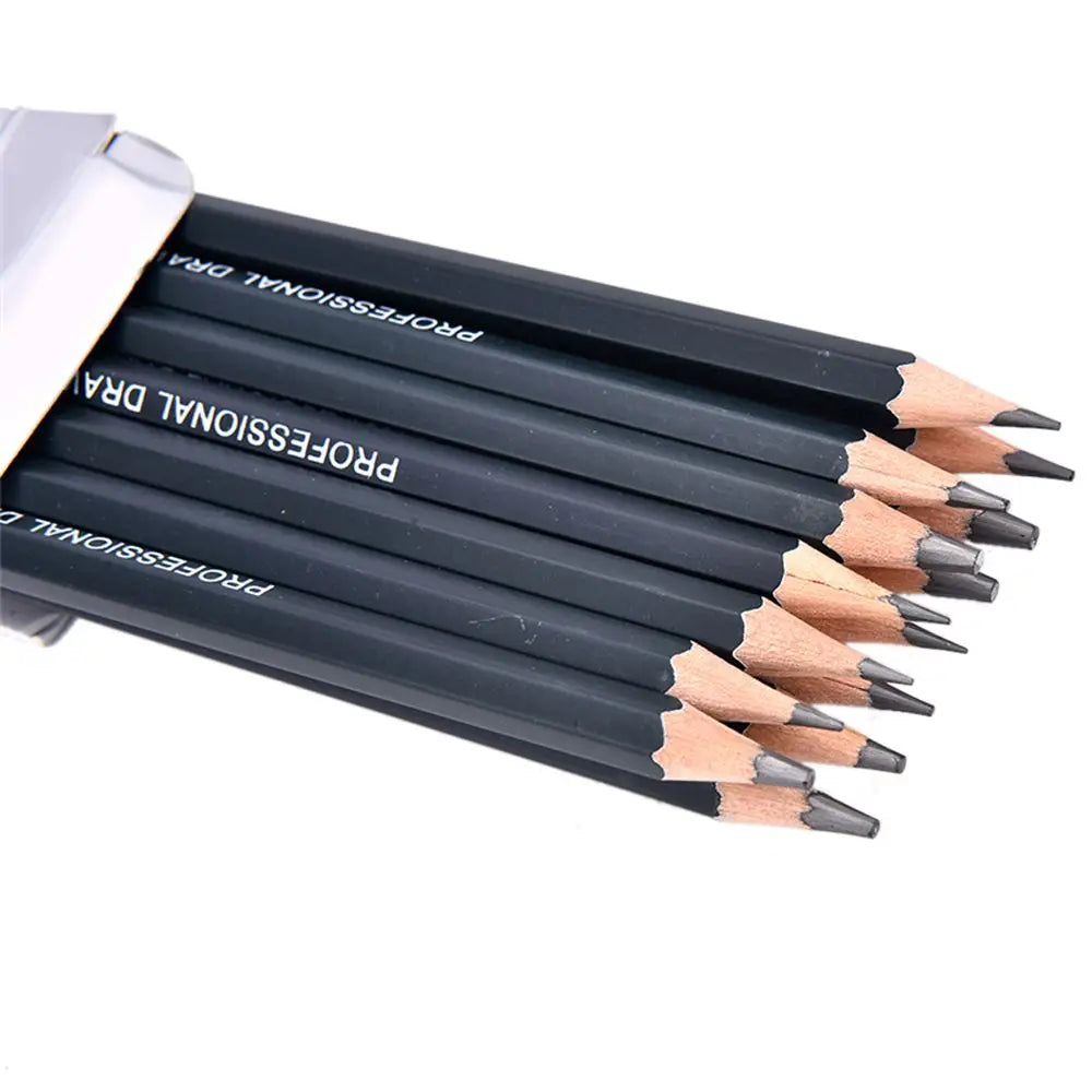 4B 5B 6B 10B 12B 1B Stationery Supplies Students Drawing Pencil Set HB 2B 6H 4H 2H 3B Professional Sketch Painting Pencils