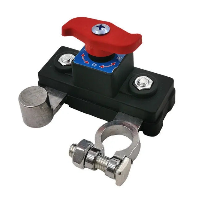 Car Battery Cut Off Switch Disconnect Isolator Cut-off Power Cutoff Switch 12V/24V for RV ATV Boat Car Truck Auto Yacht