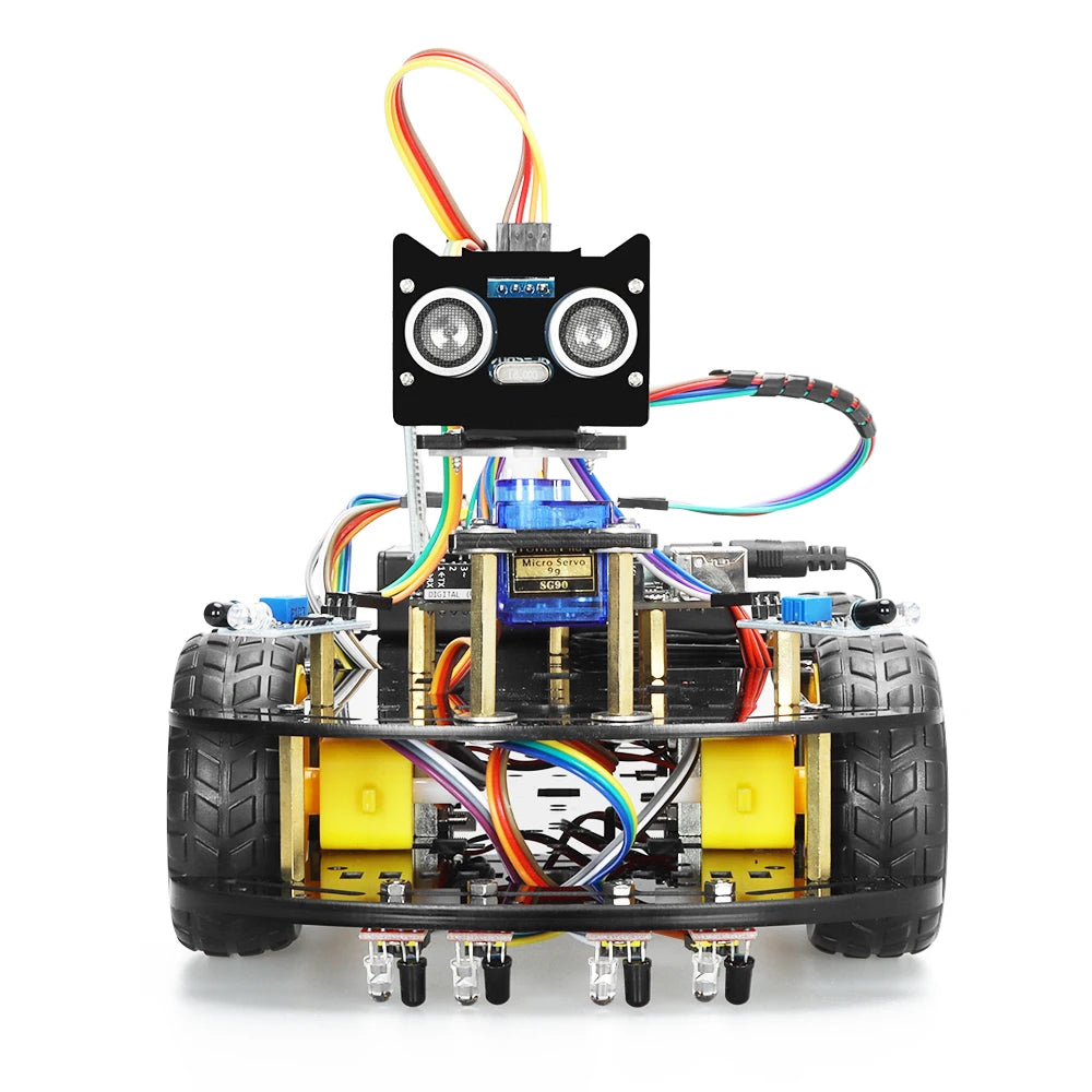 Professional Robotic Kit for Arduino Programming Smart Robot DIY Electronic Project Kit for Learning Education Complete Kit