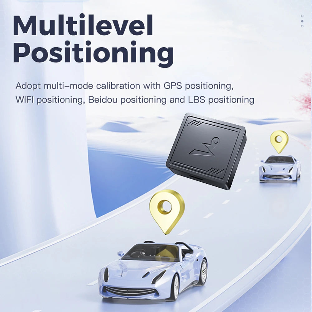4G GPS Tracker with App Anti-Lost Recording Tracking Device Portable GPS Positioner for Vehicles