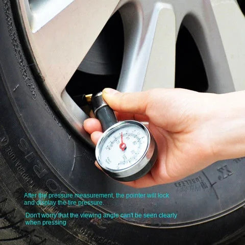 Auto Metal Truck Racing Car Tire Air Pressure Gauge Automobile Tyre Meter Vehicle Tester Monitoring System Measuring Tool