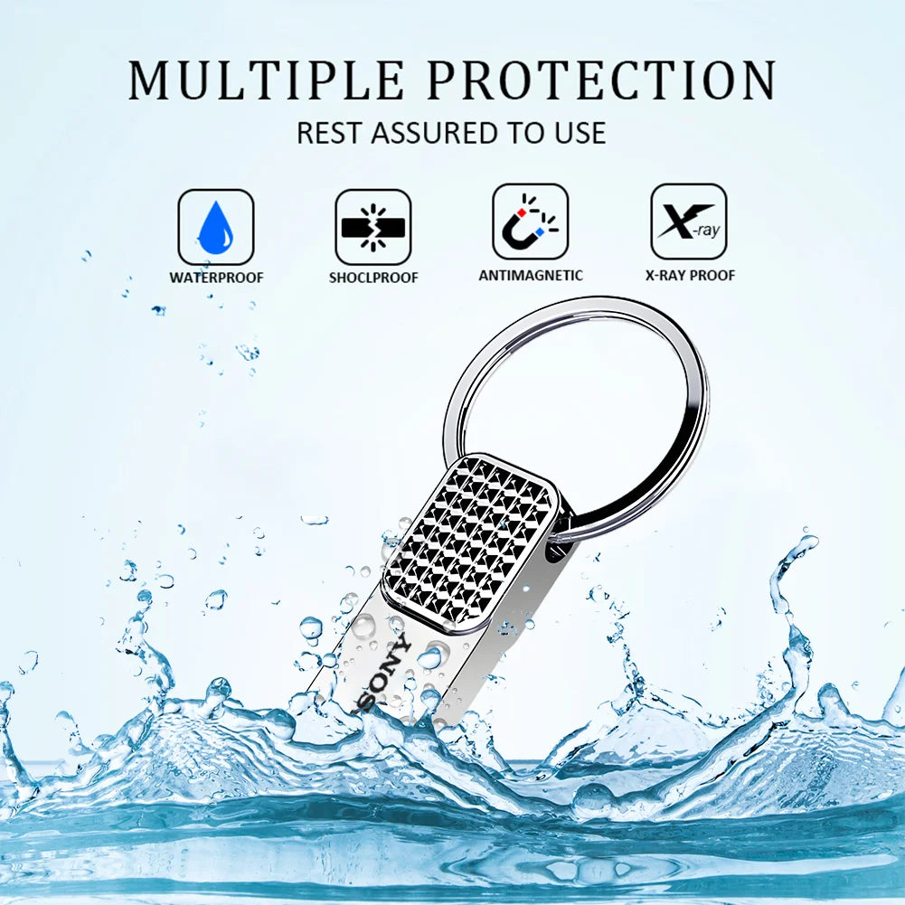 S ony USB Flash Drive 2TB Real Capacity Pen Drive 512GB Memory Stick 1TB Creative Business Gift Silver usb memoria For wholesale