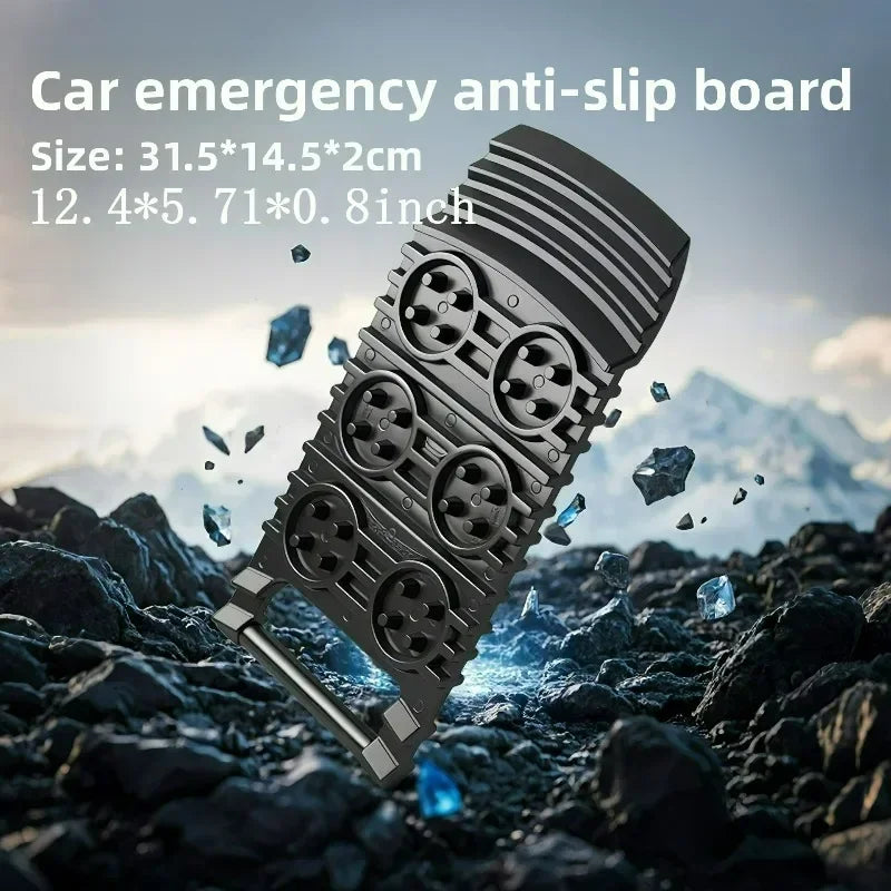 Tire Traction Mats For Cars Car Wheel Anti-Skid Pad Vehicle Mud Snow Traction Mats Accessories For Trucks Emergencies Recovery