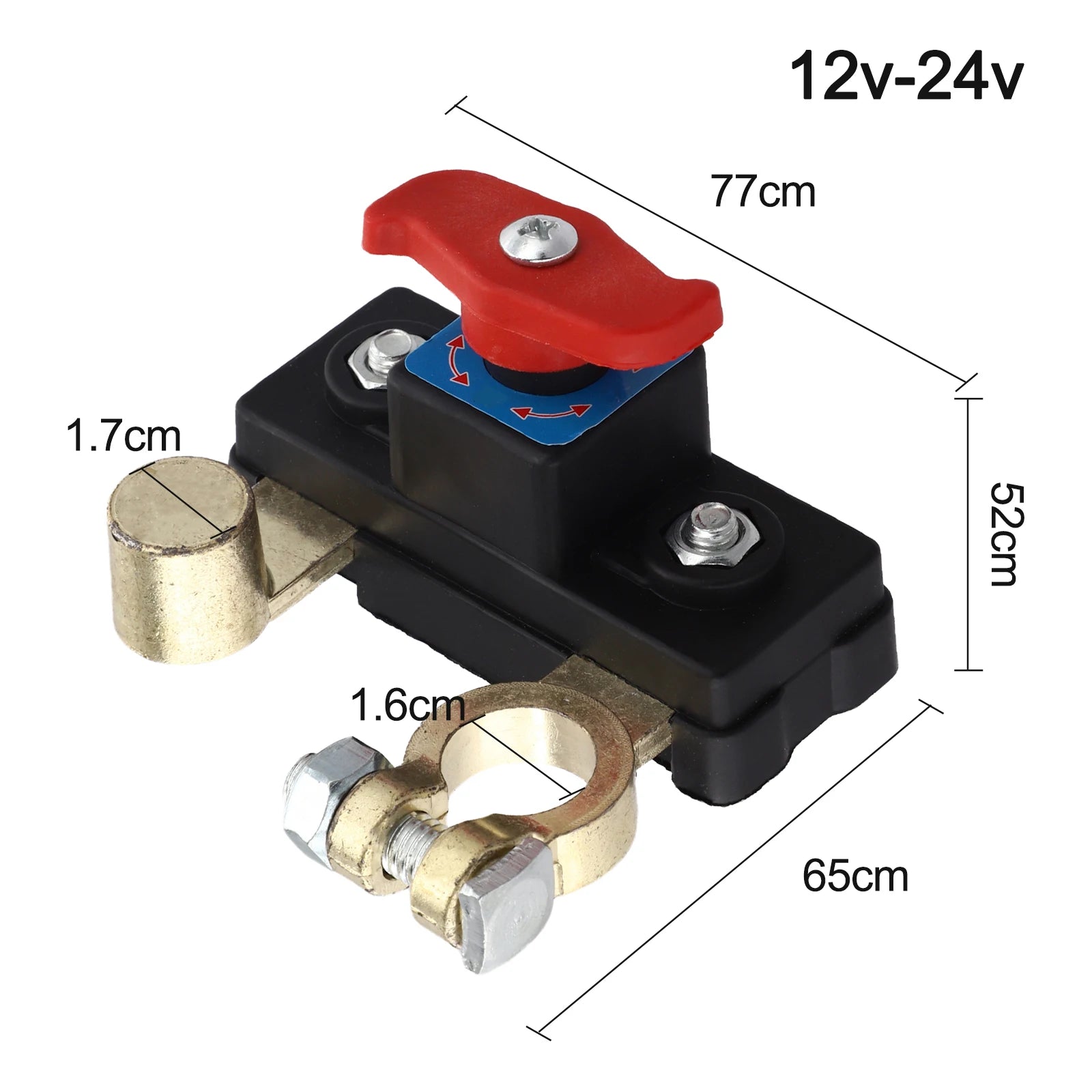 12V Car Battery Cut Off Switch Battery Disconnect Switch Isolator Cut-off Power Cut Off Switch For Trucks RV Marine