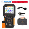 HUMZOR NC601 12V/24V Heavy Duty Truck OBD2 Scanner Car Diagnostic Tool Car Check Engine Code Reader Fuel Analysis Battery Test