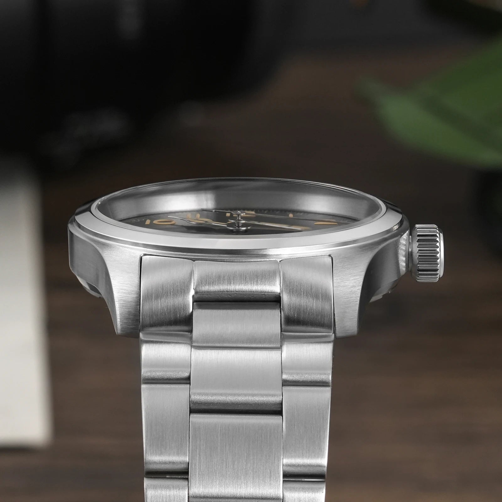 Militado ML08 Military Watch VH31 Quartz Movement Double Domed Sapphire C3 Super Luminous 10Bar Waterproof 38mm Vintage Watches