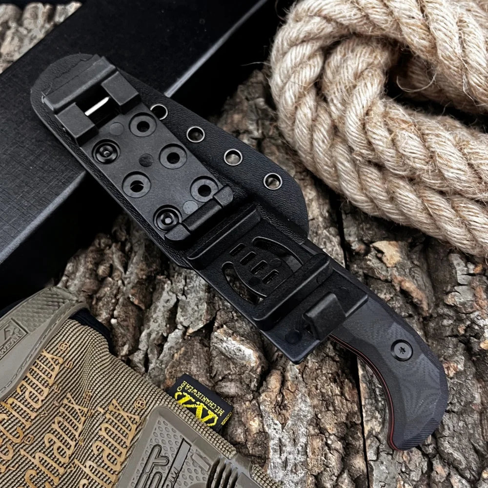 High-quality Camping Survival Straight Knife Self-defense Wilderness Hunting Exploration Multi-tool EDC Fishing Cutting Knives