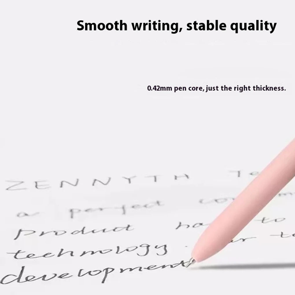 5 Pcs/Set AssortedColor Smooth Writing Gel Pens 5 Pcs Fine Point Ink Pens Set Cute Office And School Supplies 0.5mm